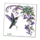thumbnail image 4 of Calcomanía de pared con diseño de colibríes, flores, colibrí, decoración artística para jardín, escuela, dormitorio, habitación, impermeable, para, 4 of 5