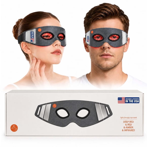 Máscara LED inalámbrica para ojos Dogface con luz roja