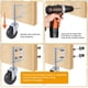 thumbnail image 2 of Rueda giratoria LIBEROLL Heavy Duty con carga de resorte de 250 a 500 libras, 2 of 8