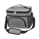 thumbnail image 3 of Fiambrera Portátil Con Bolsillo Frontal, Bolsa Térmica Para Comida Fría Y Caliente, Bolso De Mano Para Playa, Color Gris, 3 of 3