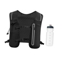 Magideal - Chaleco De Hidratación, Mochila Para Correr, Equipo Para Correr, Mochila De Hidratación, Bolsa De Agua, Deportes Al Aire Libre Para Escalada, Senderis Negro