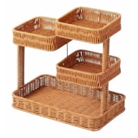 Genérico - Canasto Decorativo Organizador Multinivel Artesanal Jhn