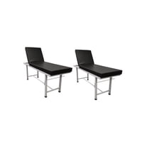 Glomed - Pack 2 Camilla Examen Consulta Examen Tapiz Negro