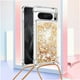 thumbnail image 2 of Funda FOXDOCK para Google Pixel 8 Pro con Cuerda Ajustable, Brillo Líquido, Protección Antigolpes y Lente – Ideal para Regalo, 2 of 6