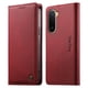 thumbnail image 1 of Funda Billetera de Cuero para [Xiaomi Redmi A7 Pro], Bloqueo RFID, Tarjetas y Soporte Rojo, 1 of 5