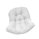 thumbnail image 3 of Suministros de muebles de silla de huevo colgante silla almohadilla de jardín silla de jardín 120x80 cm , blanco, 3 of 5