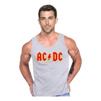 Persodesign - Polera Diseño Acdc Musculosa Tank Gym Life Gladiador Talla 2Xl Gris Hombre