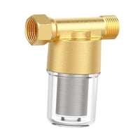 Magideal - Conexión De Latón Para Baño, Rosca Npt De 1/2"" Para Lavado De Autos, Bombas De Vacío, Accesorios De Tubería, Malla Resistente De Acero Inoxidable