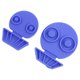 thumbnail image 3 of 1 Par De Cubiertas De Puerto De Carga Para Tesla Model 3 Y Car Styling Blue, 3 of 5