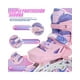 thumbnail image 5 of Patines De Ruedas Iluminadas Para Niña Incluye Set De Seguridad Talla M 35 38, 5 of 5