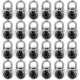 thumbnail image 1 of Candado de combinación LQYN de 50 mm negro – Pack de 24, 1 of 7