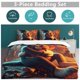 thumbnail image 5 of Tom And JerryCartoon Collection 3-Piece Comforter Set, Personalized Bedding Decor for Kids And Teens Bed Sheets, 5 of 5