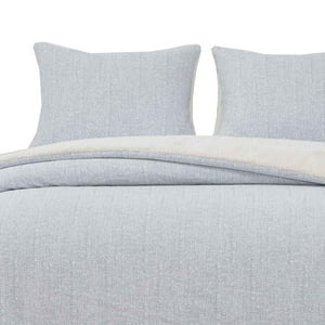 Hebra - Quilt Reversible Sherpa 2 Plazas Gris