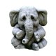 thumbnail image 2 of Adorable Elefante Estatuilla Jardín Animal Estatua Escultura Decoración De Mesa, 2 of 5
