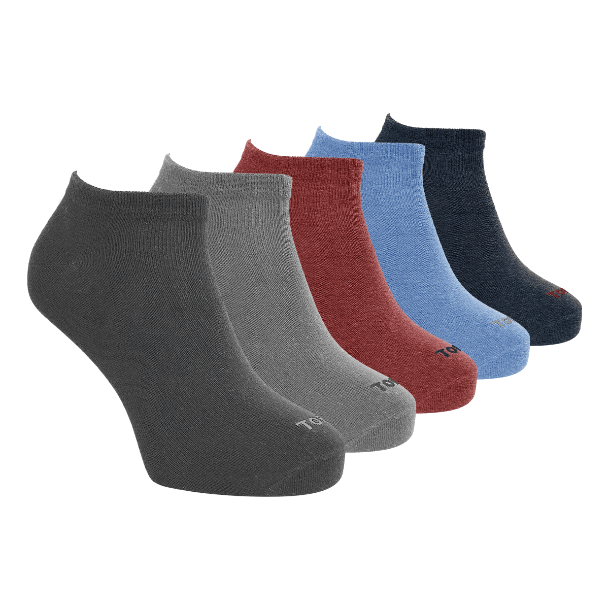 Top - Calcetines Hombre Bambú Tobilleros Pack 5 C5