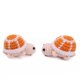 thumbnail image 3 of Figura de juguete caiyjhao Mini Tortuga de crochet (2 unidades) Naranja, 3 of 6