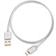 thumbnail image 1 of Cable USB Tipo C SilverStone CPU04S-1000 100 cm Plateado, 1 of 6
