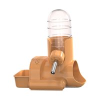Ioensy - Botella De Agua Para Hámster, Dispensador Automático, Bebedero, Cuenco, Alimentación, Riego Para Conejito Naranja