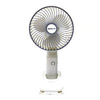 Tecnolab - Ventilador De Escritorio Clip Recargable Multifuncional - Ps