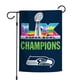 thumbnail image 1 of Bandera de jardín WinCraft Seattle Seahawks Super Bowl LX Champions, 1 of 4