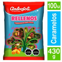 Caramelos Rellenos Sabores Frutales 430 G Ambrosoli