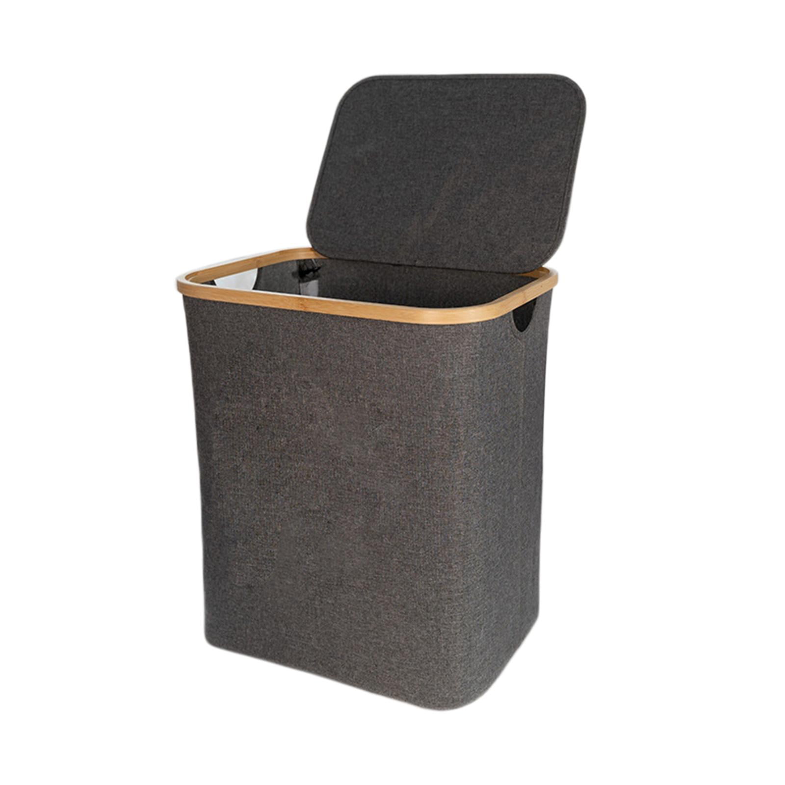 Bothyi - Cesto Para La Ropa Con Asas Fáciles De Transportar Cesto Para La Ropa Grande Para Lavandería Gris