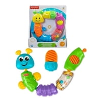 Ansaldo - Juguete Didáctico Fisher Price Oruga 6 Piezas Colores