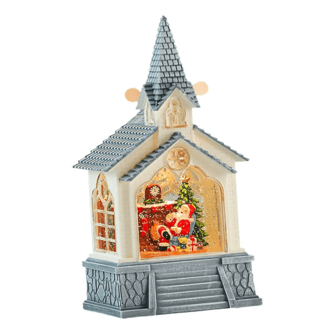 Wakeshome - Adorno Navideño Lampara Con Musica De Farola Arbol Navidad