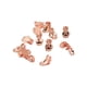 thumbnail image 1 of Pegamento Con Clip De 12 Piezas En Pendientes De Almohadilla En Blanco Fornituras Para Hacer Bricolaje En Oro Rosa, 1 of 3
