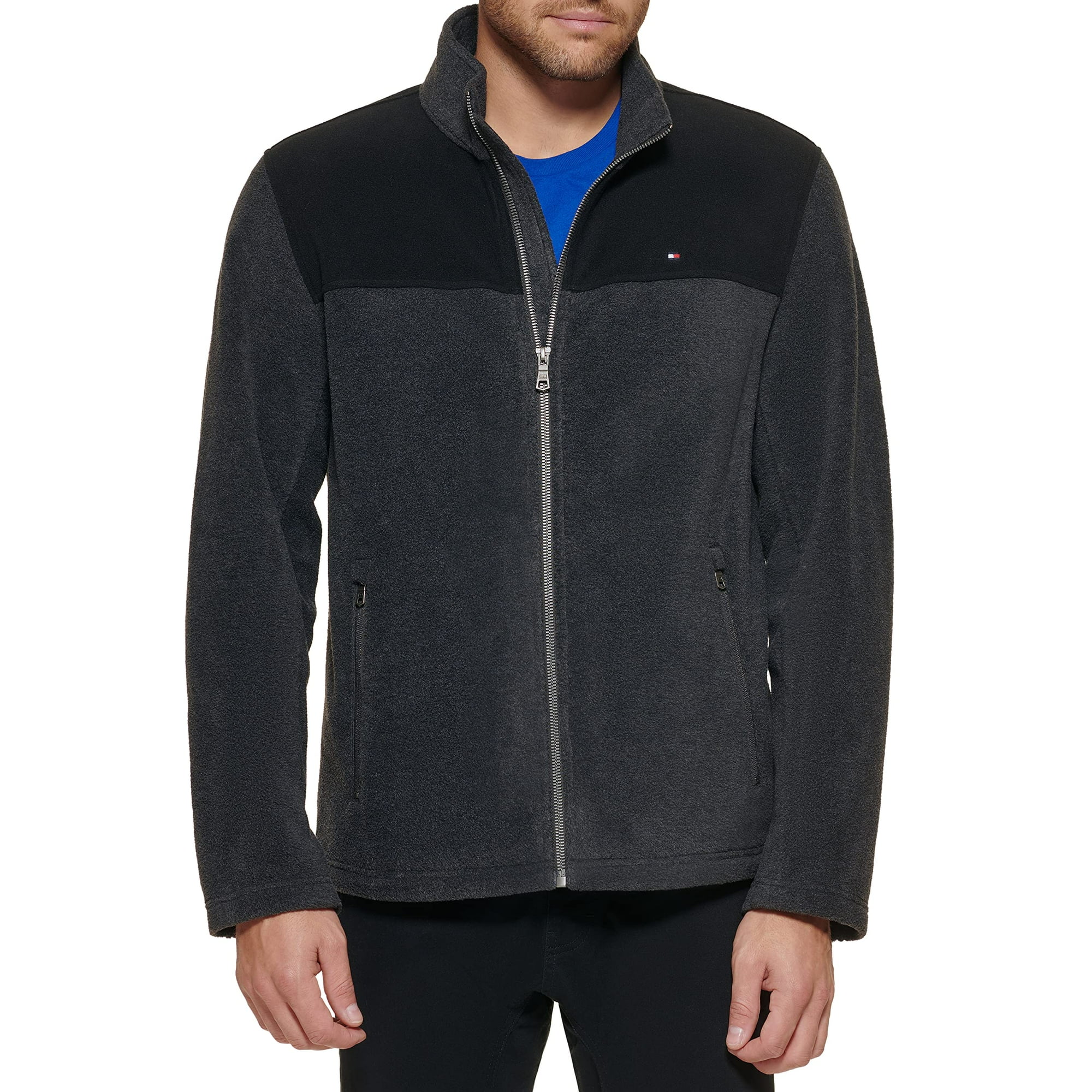 Chaqueta Tommy Hilfiger Clásica De Forro Polar Con Cremallera Frontal Para Hombre