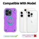 thumbnail image 2 of Funda resistente KCJ para iPhone 15 Pro Max de 3 capas, 2 of 8