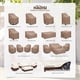 thumbnail image 2 of Fundas impermeables para sillas de patio Hadisi, paquete de 4, 76 x 86 x 91 cm, 2 of 8