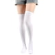 thumbnail image 1 of Xiao Hua Calcetines hasta la rodilla, talla única (largo 61 cm), blancos, poliéster, 3 pares. Ideales para otoño, uso diario, calidez y para combinar con cualquier atuendo., 1 of 2