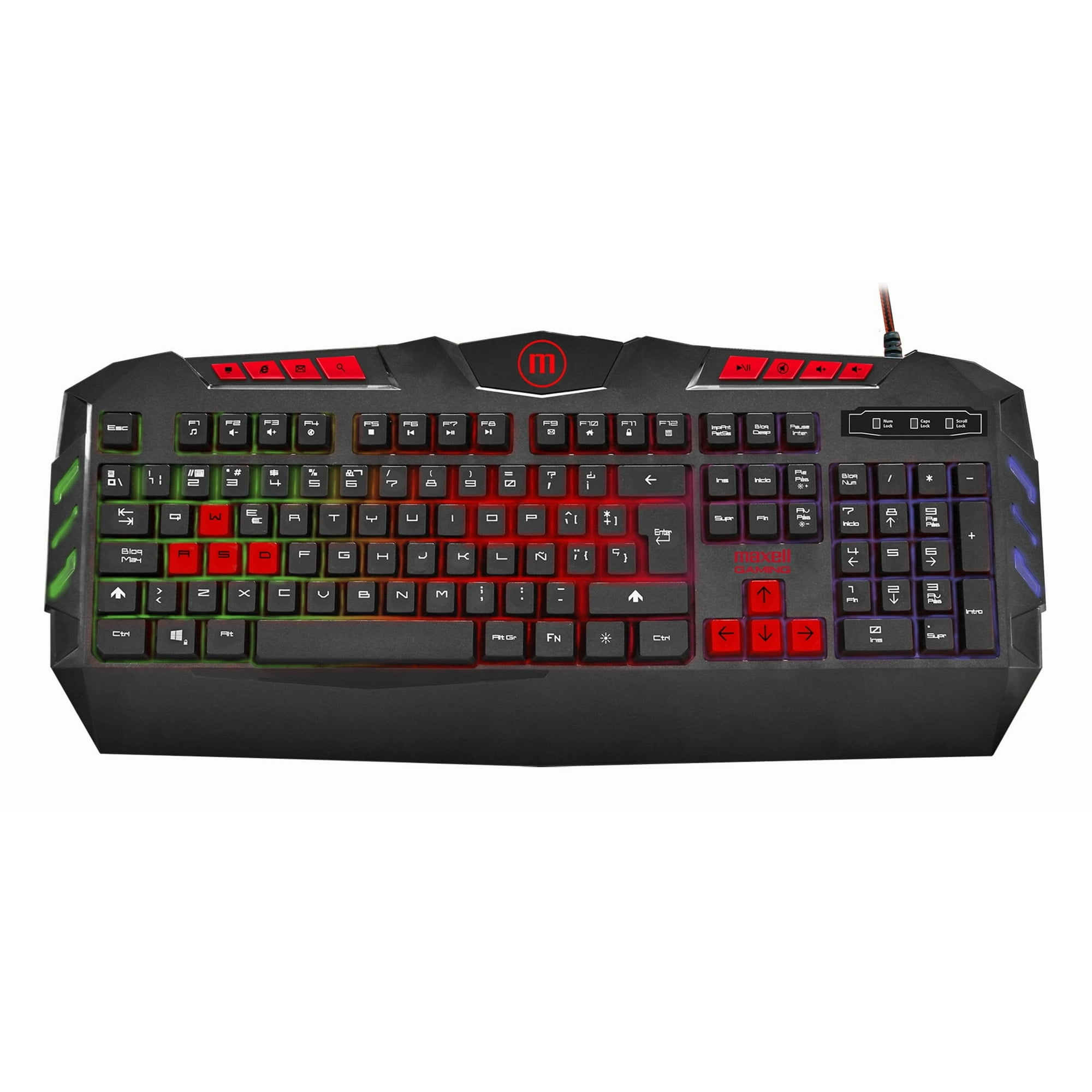 Maxell - Teclado Gaming Illuminated