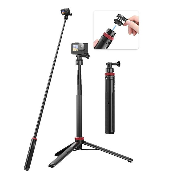 Trípode Monópodo Go Quick Ii De 1,4 M Para Gopro