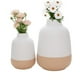 thumbnail image 4 of Florero de cerámica 19 cm blanco/beige, 4 of 4
