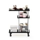 thumbnail image 4 of Mesa lateral Furinno Turn-N-Tube en forma de C con ruedas, color americano, 4 of 6