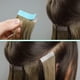 thumbnail image 4 of 8 hojas de cintas adhesivas de repuesto para extensiones de cabello adhesivas, cintas adhesivas para extensiones de cabello, tramas de cabello, cintas para pelucas, cintas de doble cara (4 x 0,8 cm), 4 of 8