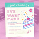 thumbnail image 4 of Parches para ojos Patchology Eye Want Cake, suavizantes e hidratantes, 4 of 5