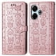 thumbnail image 1 of Funda Cartera FOXDOCK para Xiaomi Redmi 13 4G , Flip PU con Relieve de Gatos y Perros, Tarjetero y Soporte, 1 of 6