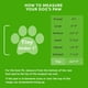 thumbnail image 3 of Botas para perros Protex PawZ de goma para todo tipo de clima, impermeables, verdes, 3 of 7