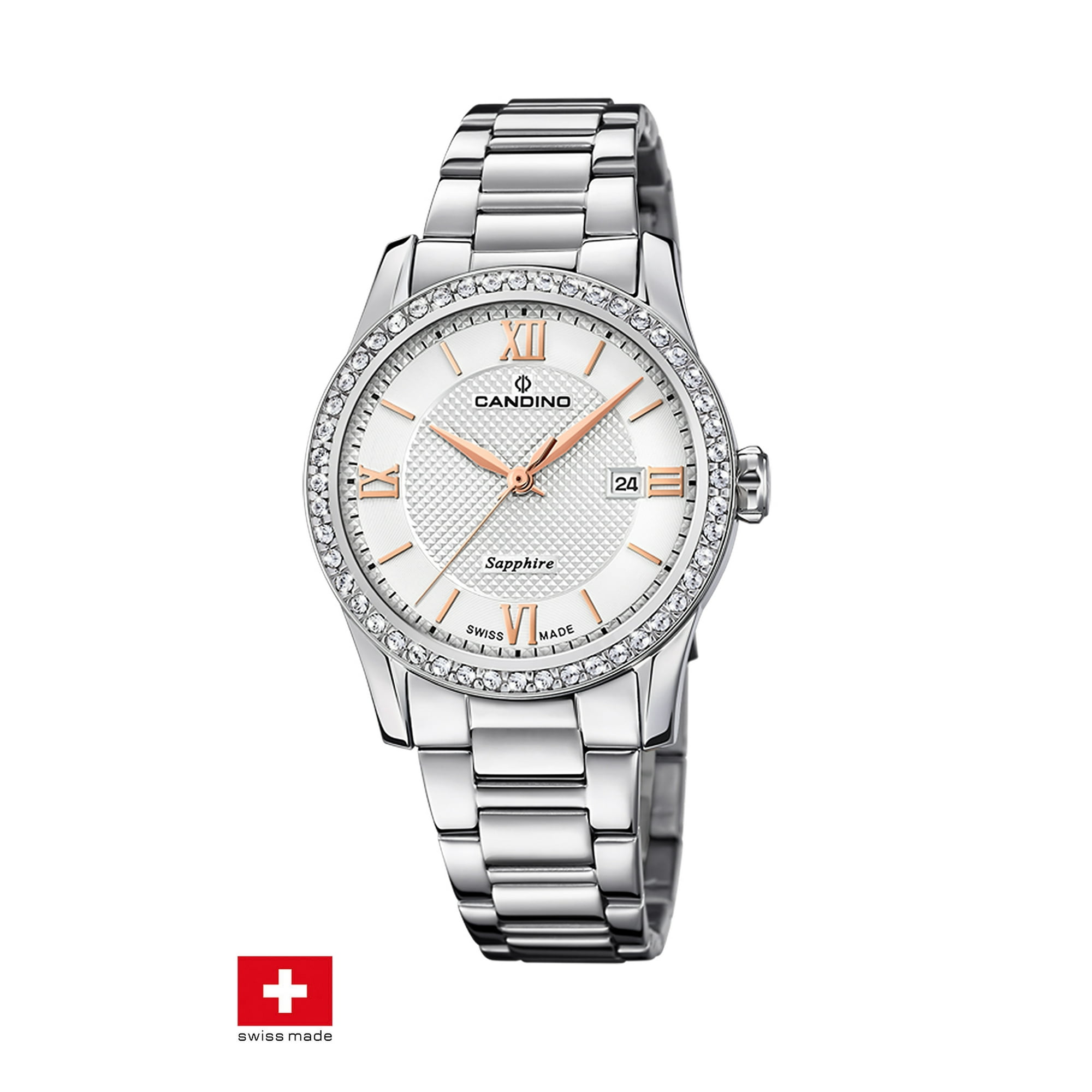 Reloj C4740/1 Candino Swiss Plateado Mujer Couples Classic