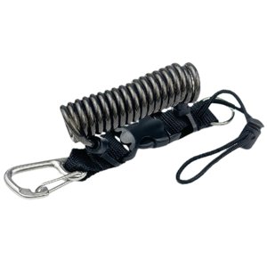 Ioensy - Cuerda De Seguridad Para Buceo Con Escafandra Autónoma, Para Buceo A La Deriva, Esnórquel Y Deportes Acuáticos, Color Negro