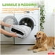 thumbnail image 5 of Cama Antiestrés Lavable Para Perros Gatos Extra Grande 120x75x10cm Color Gris, 5 of 9