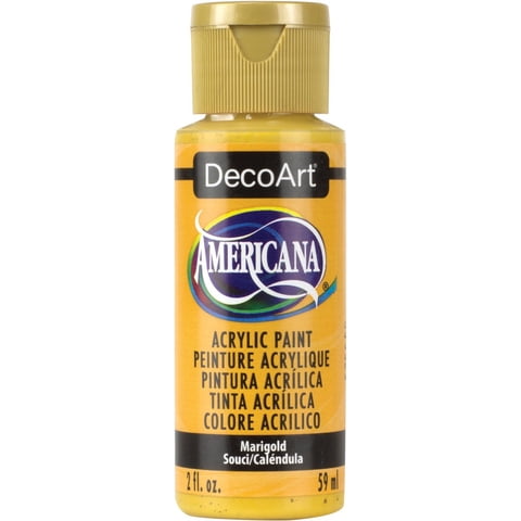 Pintura Acrílica Decoart Americana Marigold 60 Ml No Tóxica