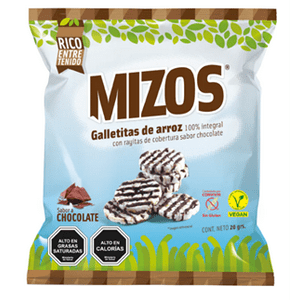 Mizos - Galletas De Arroz Chocolate 20Grs.