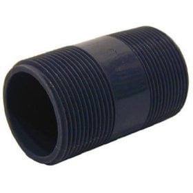 Boquilla de PVC MUELLER de 1,25 pulgadas x 15 cm, Schedule 80, paquete de 10
