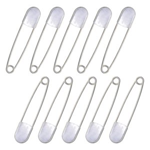 Bothyi - 10 Pines De Seguridad Extragrandes, Resistentes, Grandes Para Lavandería, Manta Para Exteriores