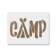 thumbnail image 1 of Plantilla Camp Stencil Durable De Mylar Para Manualidades, 1 of 5