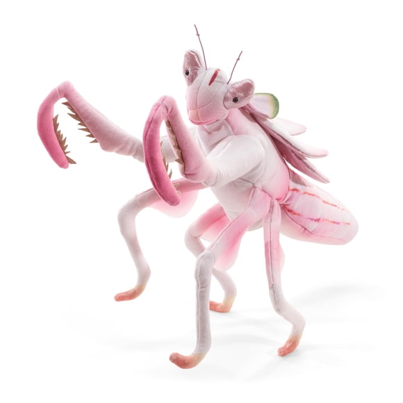 Marioneta de mano Folkmanis Orchid Mantis para niños, 18 cm